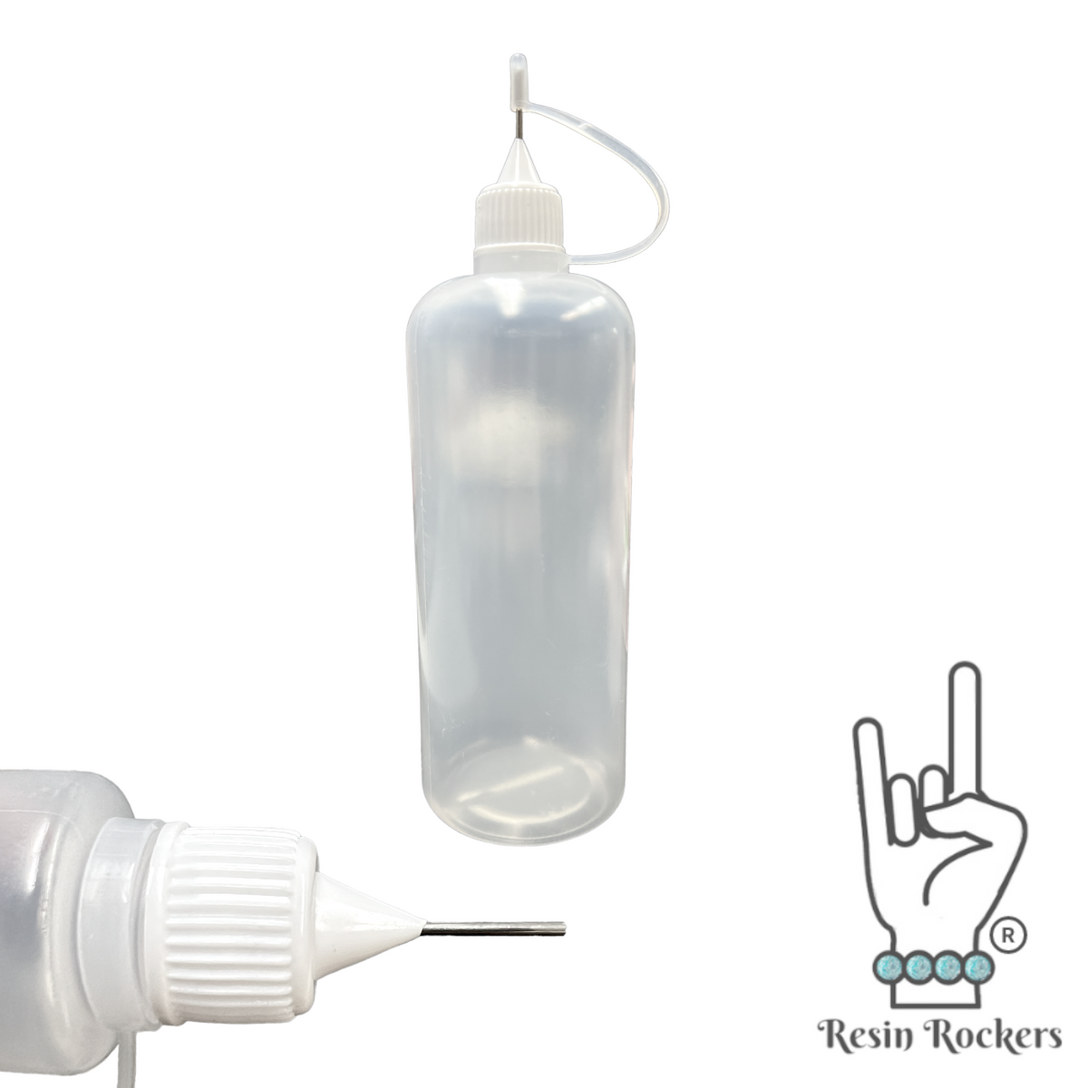 Needle Fine Tip Precision Shaker Filler Bottle - 10 mL, 20mL, 50mL, or -  Resin Rockers