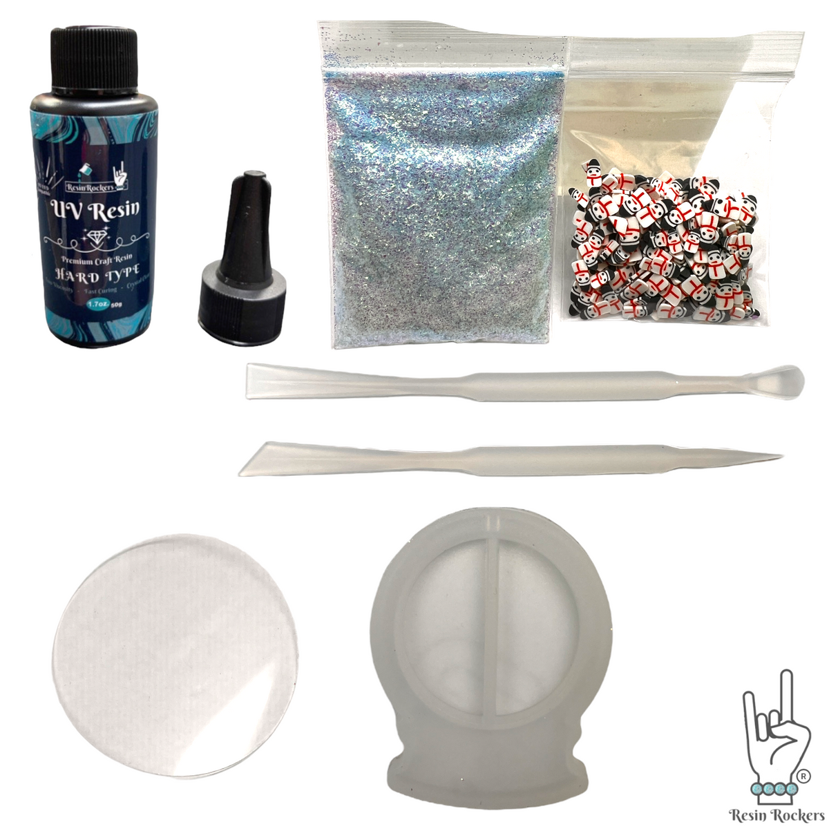 Mini Snow Globe Shaker Kit With UV Resin - Resin Rockers