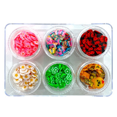 Spring Has Sprung Combo Set of Polymer Clay Pieces