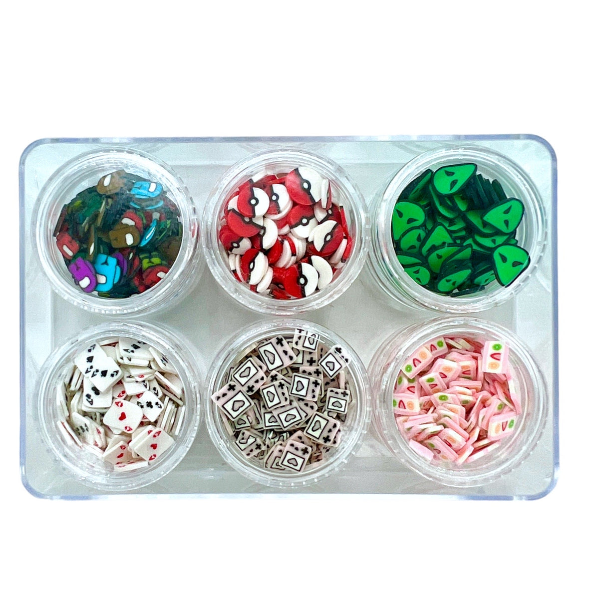 Game On Combo Set of Polymer Clay Pieces for Epoxy and UV Resin Art