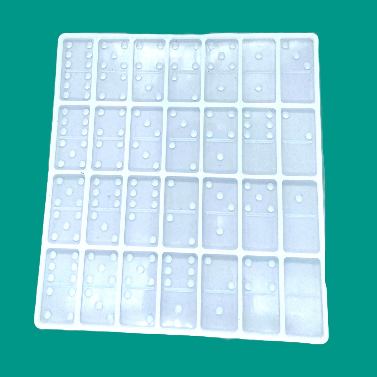 Standard Original Domino Transparent Silicone Mold for UV or Epoxy Resin Art