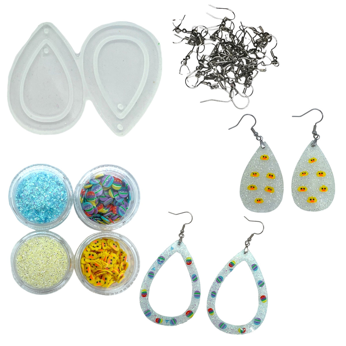 Easter Fun Dangle Earring Crafting Kit - Makes 10 Pairs!