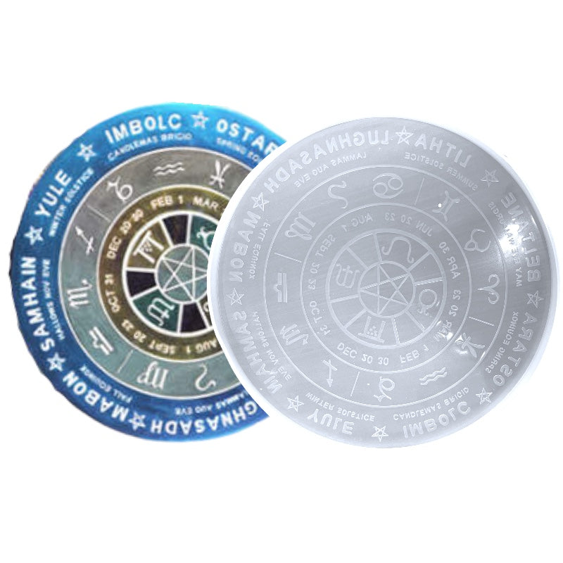 Pentagram Symbol Zodiac Board Tray Mold for Epoxy Resin Art