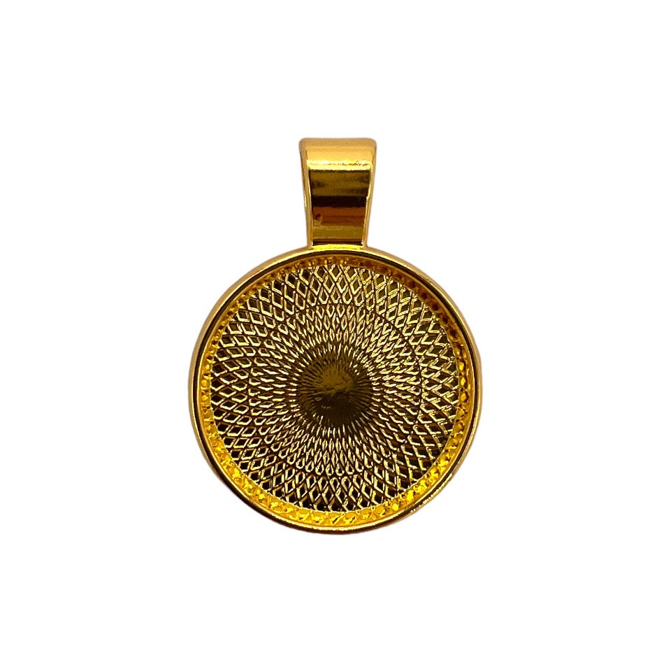 20mm Round Bezel Pendant Blank