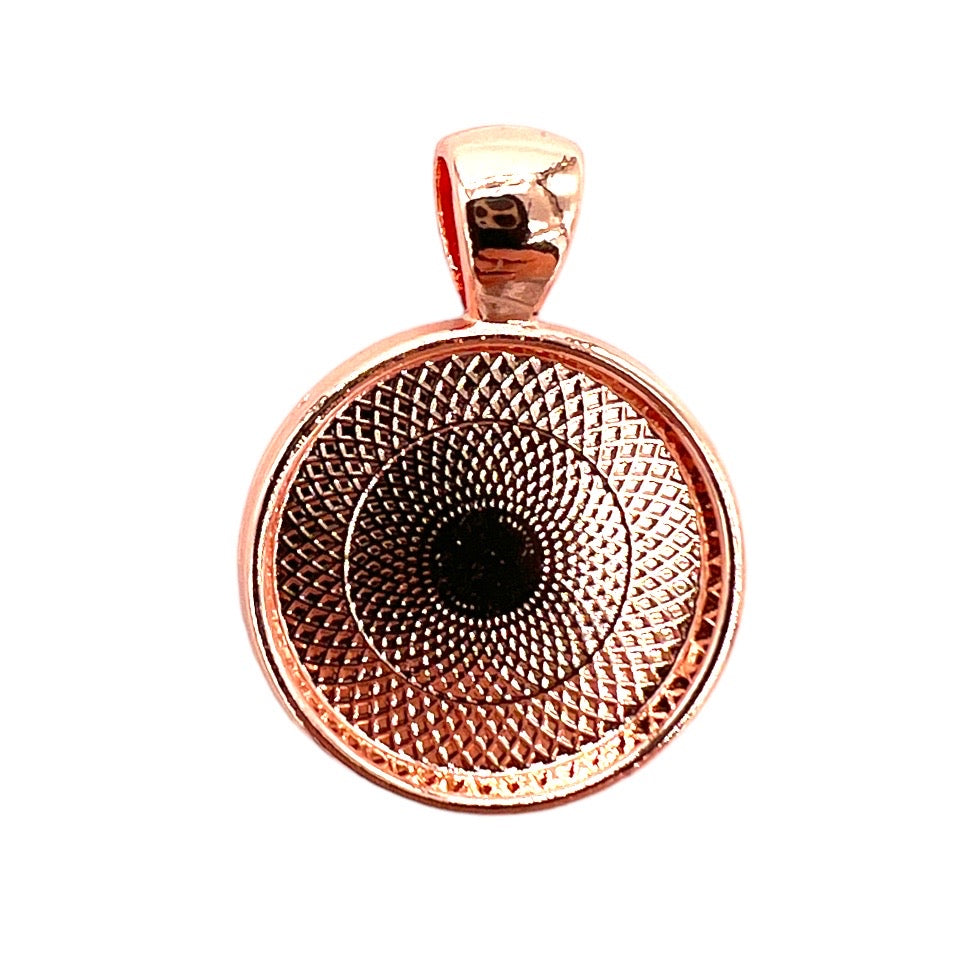 20mm Round Bezel Pendant Blank