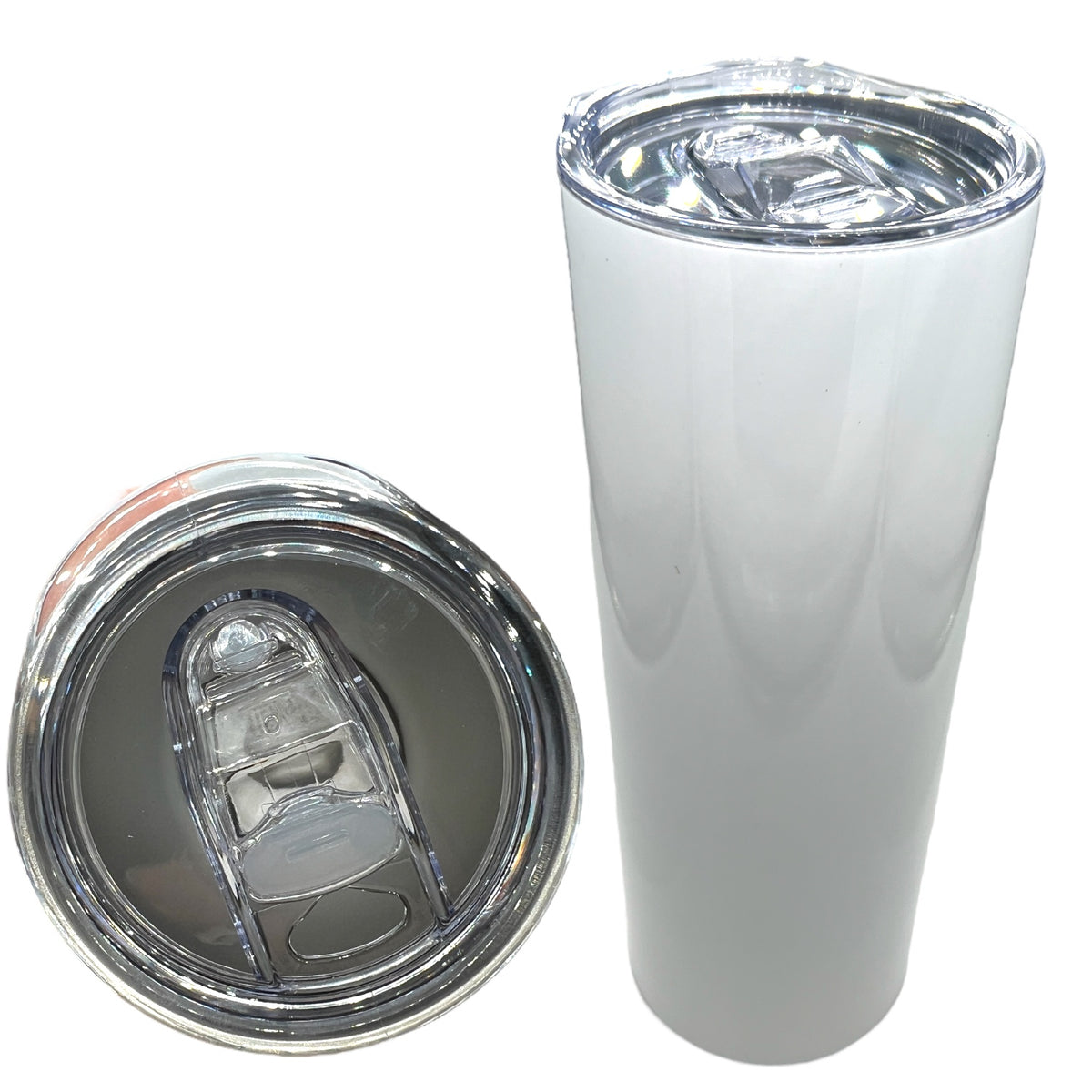 Sublimation Tumbler Blank Cups with Clear Lid 20oz or 30oz