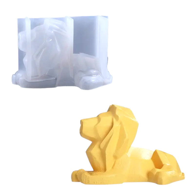 3D Lion Mold for UV and Epoxy Resin Art