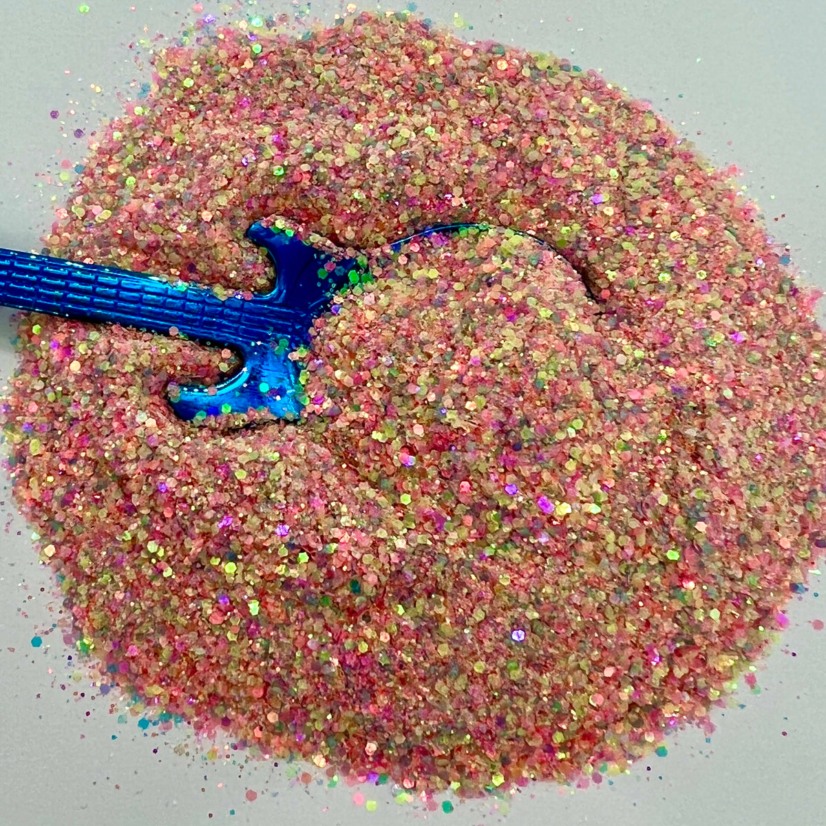 Bubble Gum Glow Sparkle Rainbow Glow in the Dark Pixie for Poxy Medium Chunky Glitter Mix