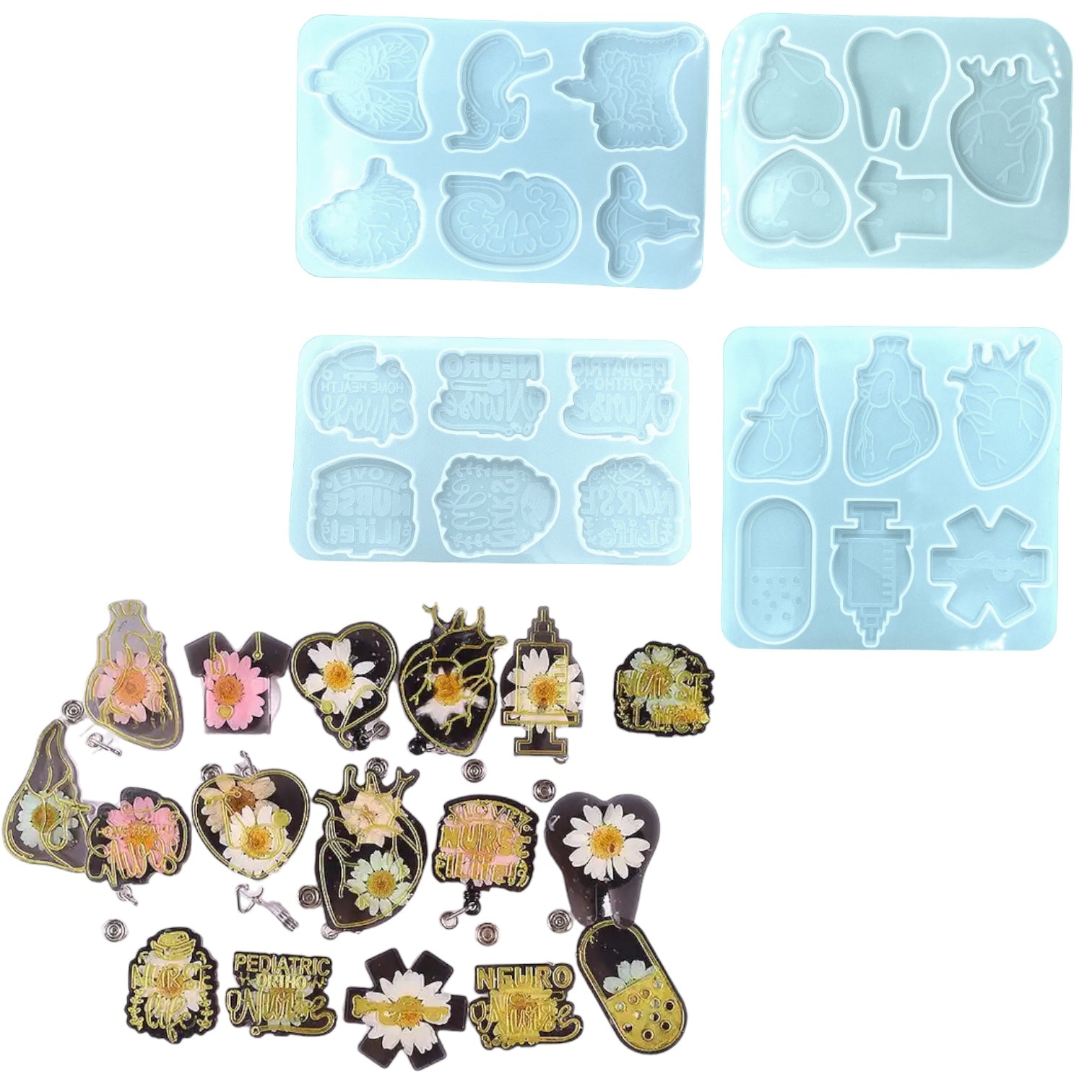 Lovely Lotus Resin Coaster Molds, Epoxy Molds, UV Resin Molds, Silicone  Molds for Resin, Silicone Mould, Resin Tray Mold, Art Resin Flower 