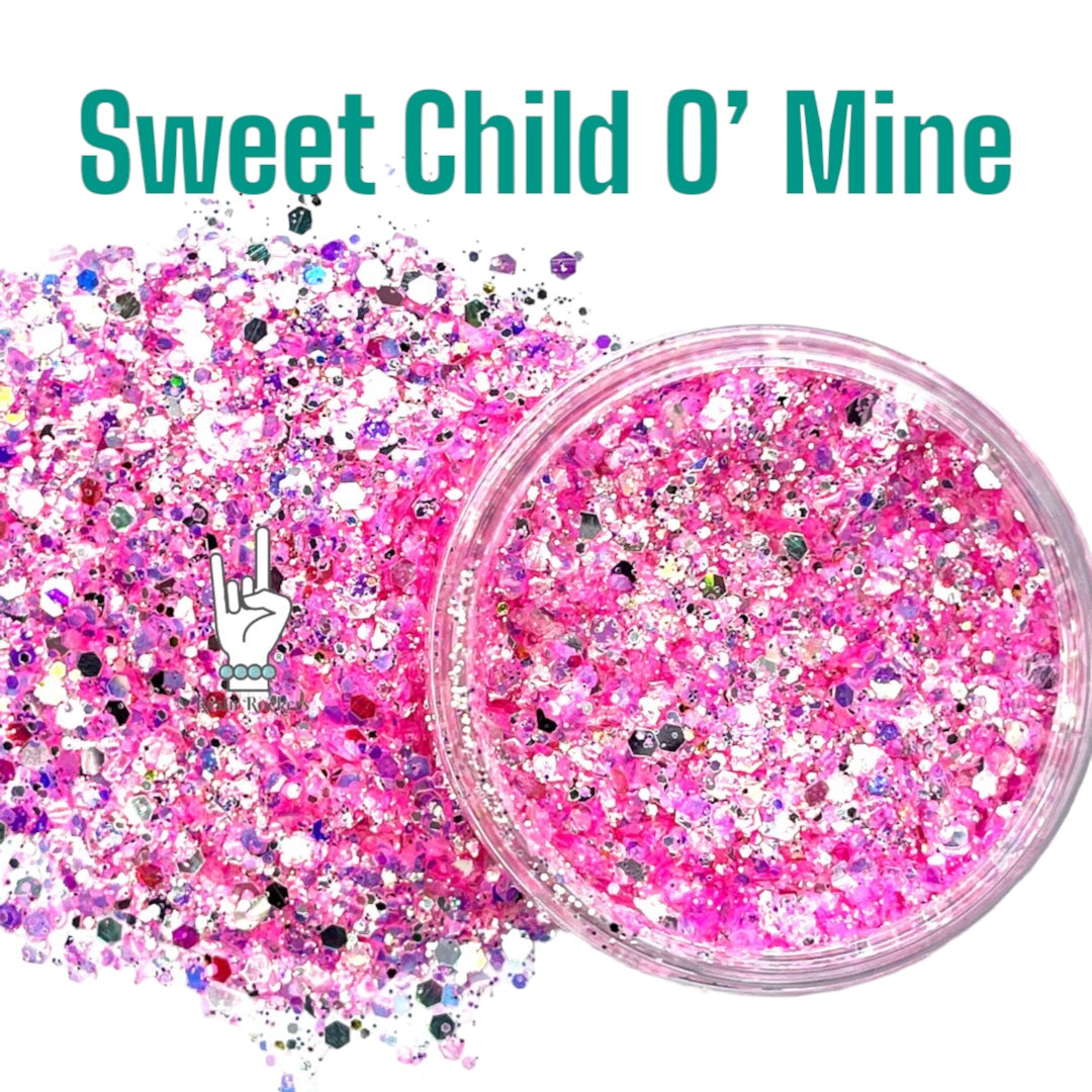 Resin Rockers Exclusive Glam Metal Pixie for Poxy Chunky Glitter Mix Bundle