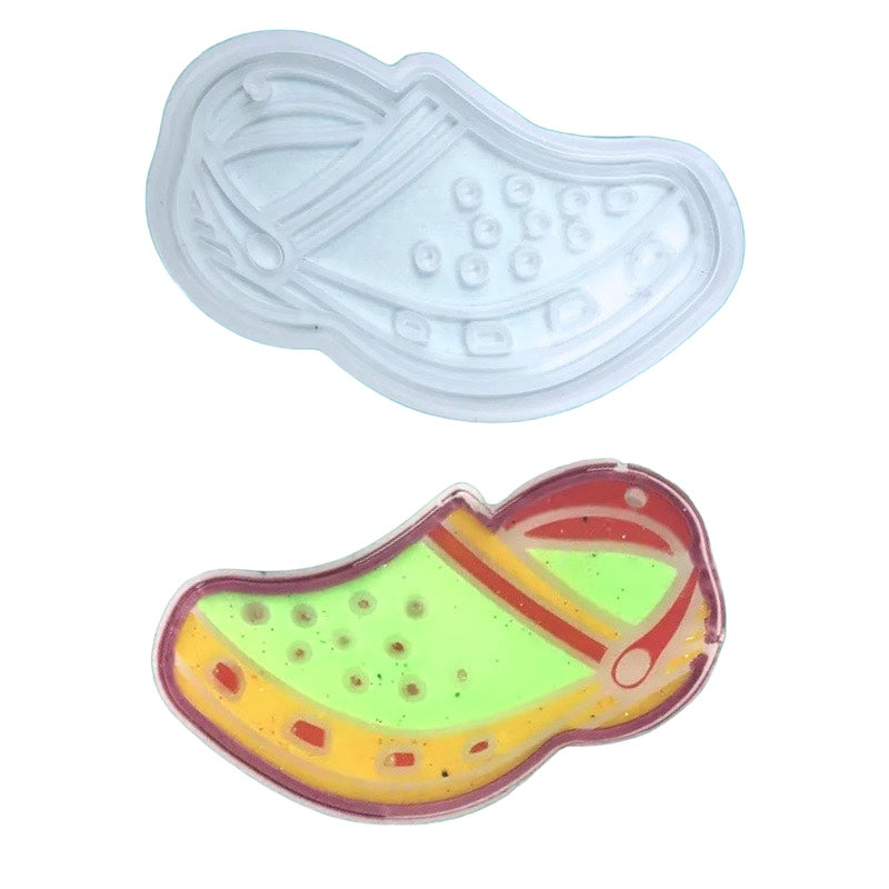 Croc Inspired Clog Keychain Mold for UV and Epoxy Resin