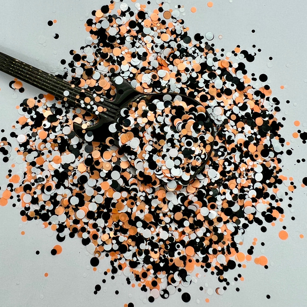 This is Halloween Premium Matte Pixie for Poxy Dot Chunky Glitter Mix