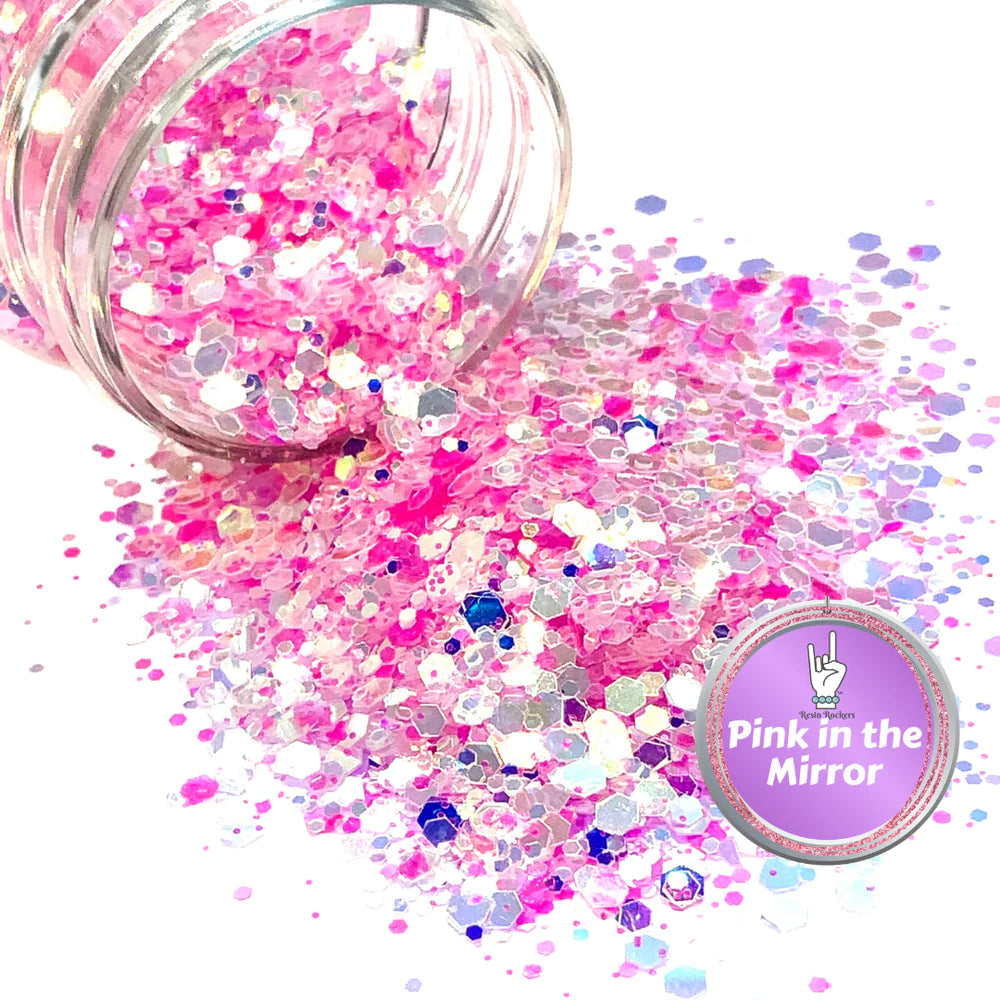 Resin Rockers In the Mirror Premium Pixie for Poxy Chunky Glitter Mix Bundle