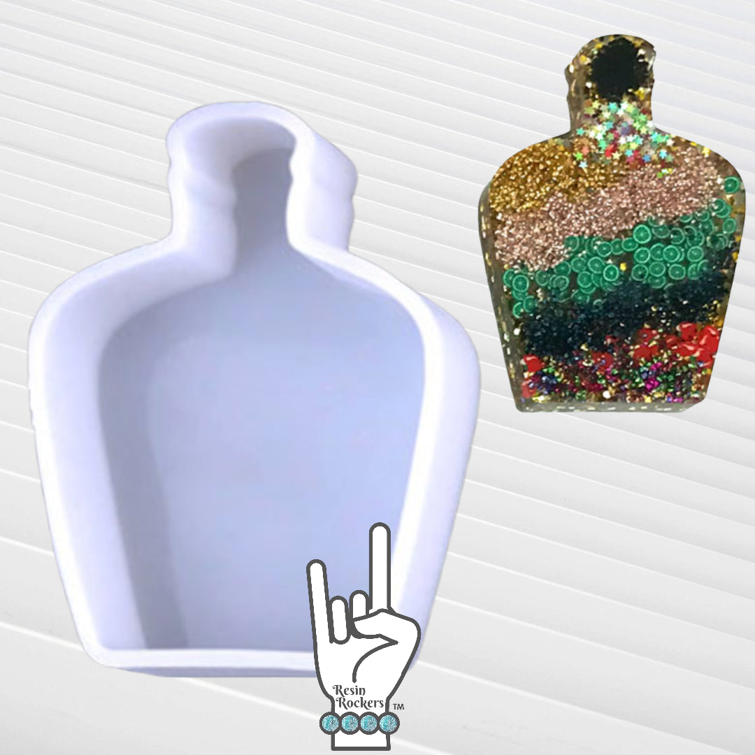 UV Resin Mini Silicone Molds for Resin Art Mini Perfume Liquor Bottles -  Resin Rockers