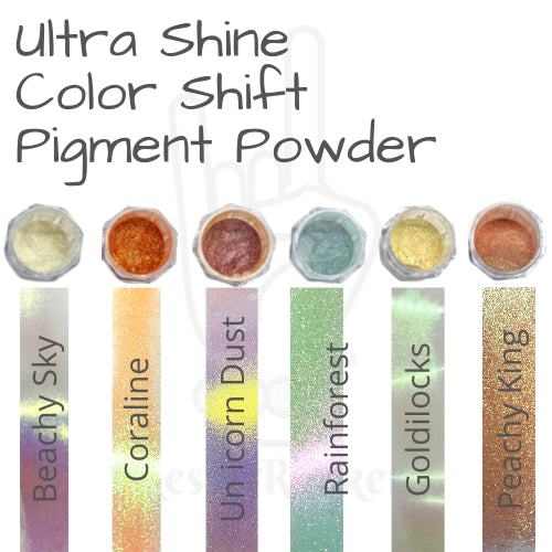 Resin Rockers Premium Color-shift Chameleon Pigment Powder Ultra Shine Peachy King