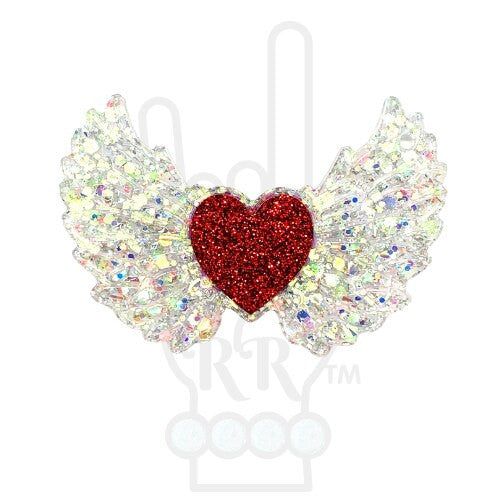 Heart with Angel Wings Silicone Mold for Epoxy Resin Art