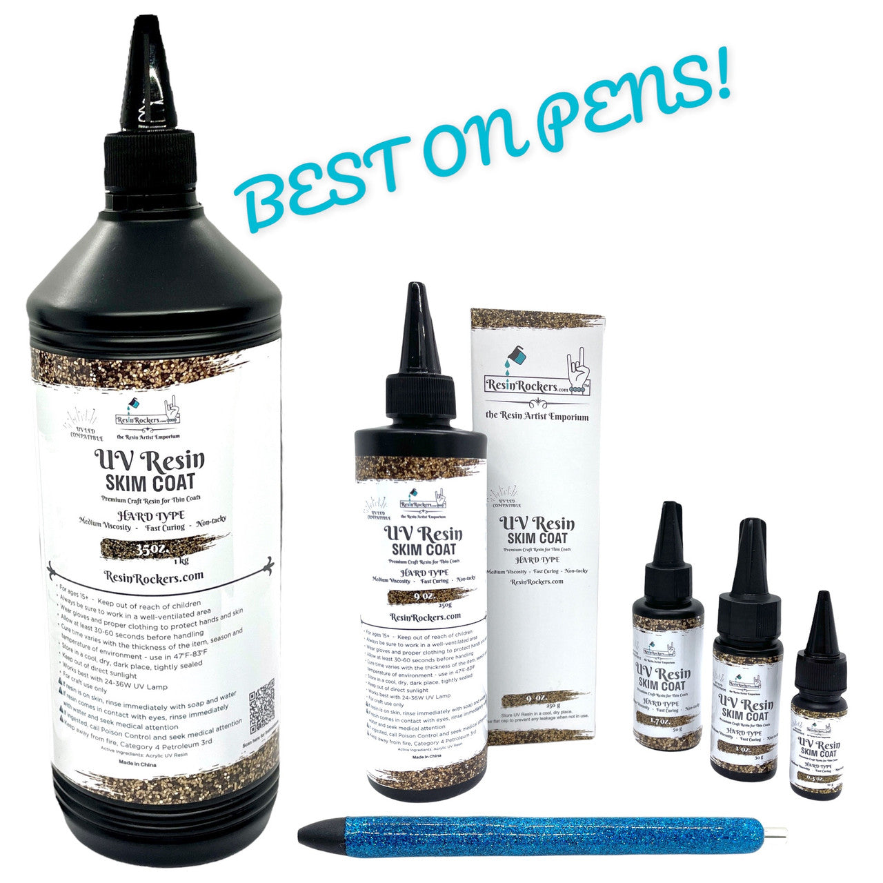 Skim Coat UV Resin Formula for Pens Hard Type Ultra Fast Curing™️ ...