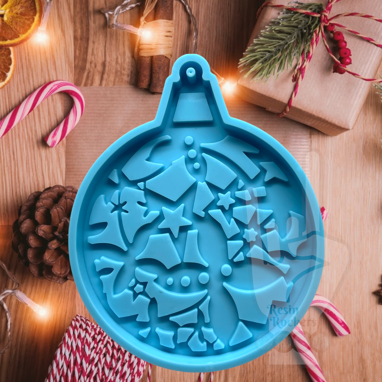 Twinkle Star Ornament Silicone Mold for Epoxy Resin Art