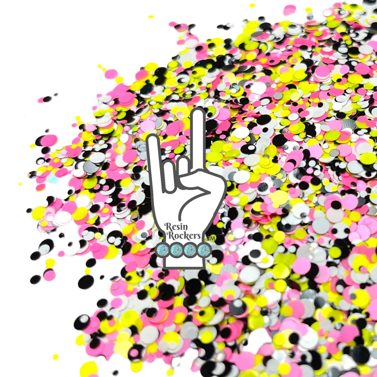 Girl's Just Wanna Have Fun Premium Matte Pixie for Poxy Dot Chunky Glitter Mix