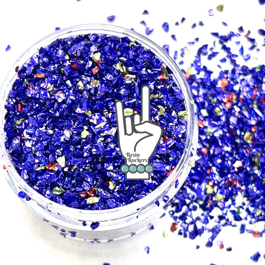 Mood Indigo Premium Grade German Glitter Mix for Epoxy and UV Resin Art