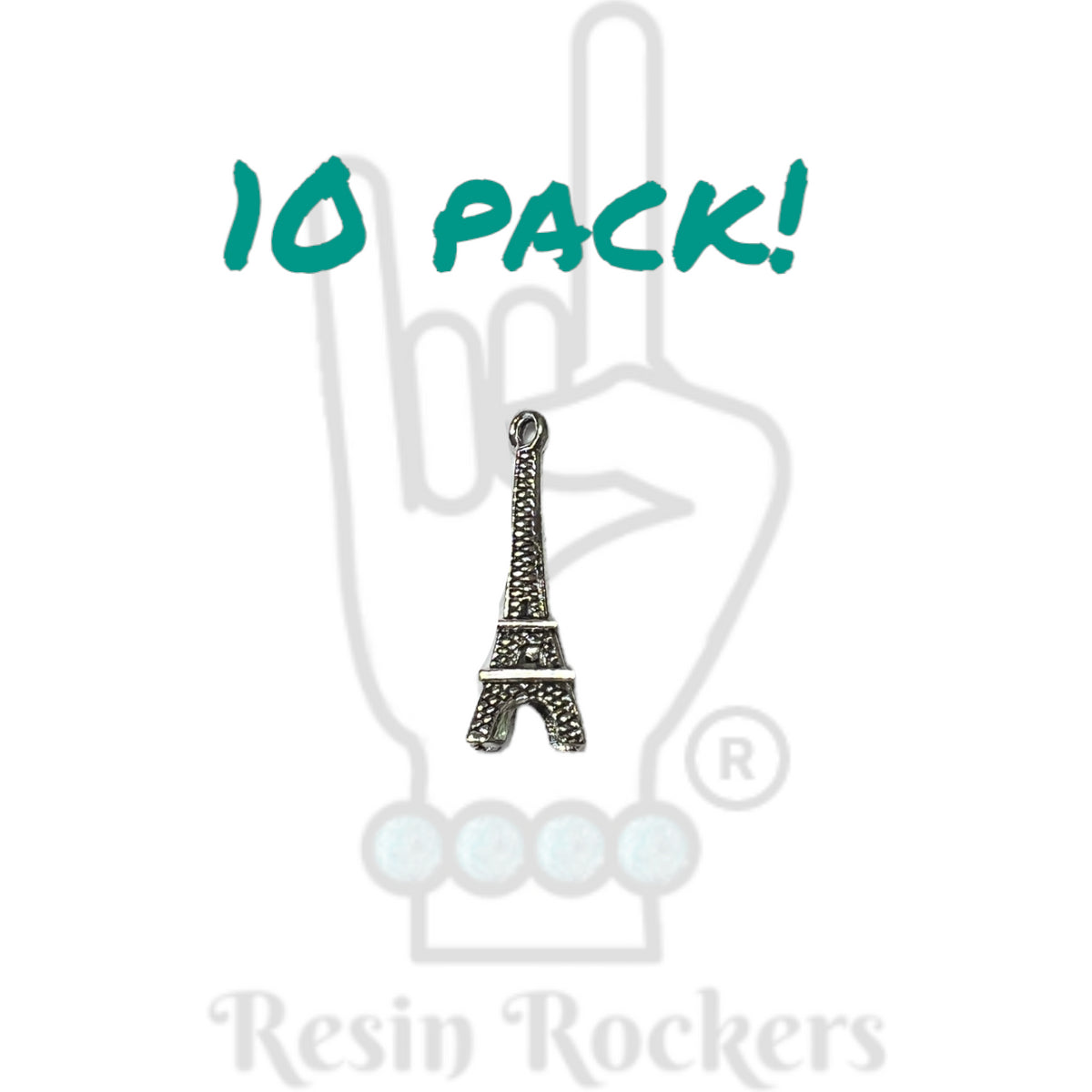 Eiffel Tower Charm - 10 Pack