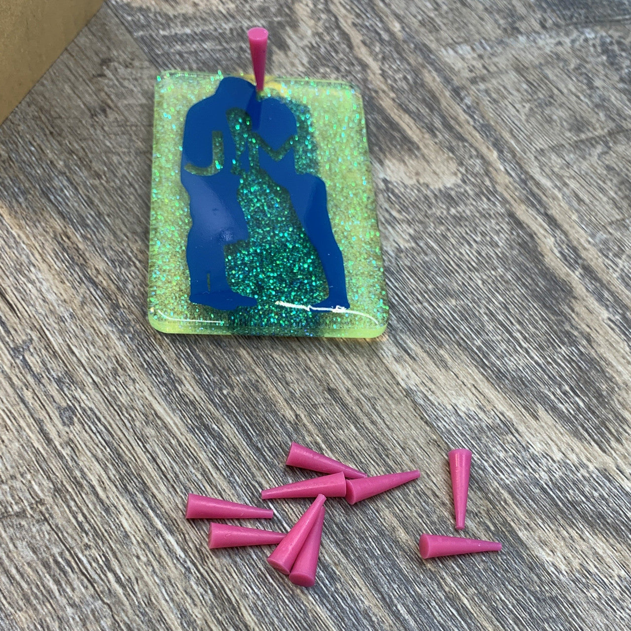 Silicone Plugs for Acrylic Blank Pendant Earrings Jewelry Keychains Badge Reels DIY for Epoxy and UV Resin Art High Temp