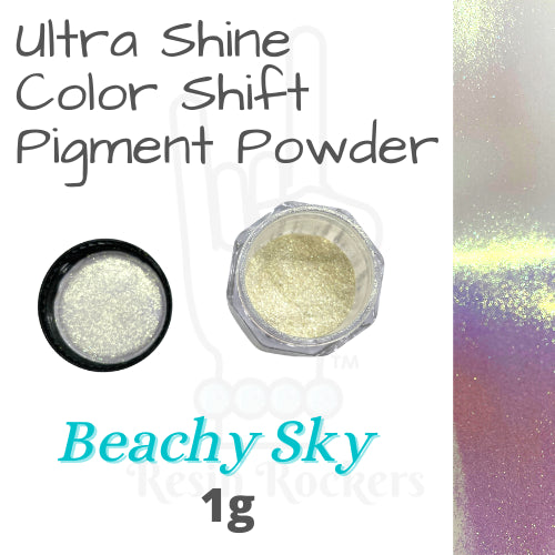 Resin Rockers Premium Color-shift Chameleon Pigment Powder Ultra Shine Beachy Sky
