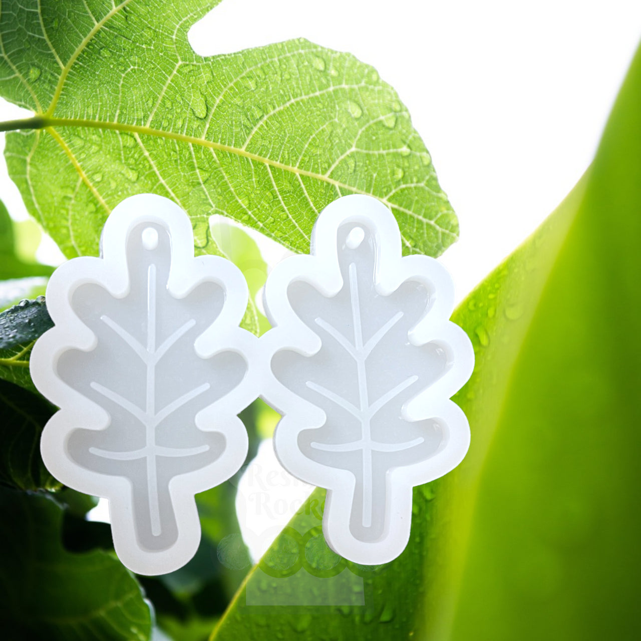 UV Safe Mini Leaf Dangle Earring Mold for UV and Epoxy Resin Art Jewelry