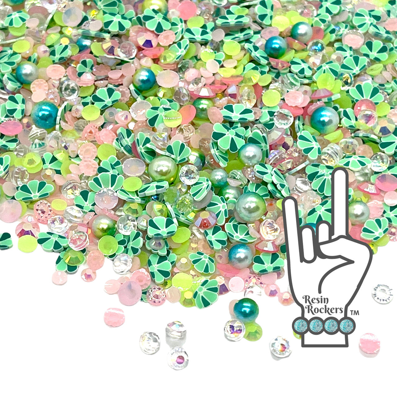 Shelly Jelly Seashell Mega Mix Polymer Clay Snow Globe and Shaker Filler