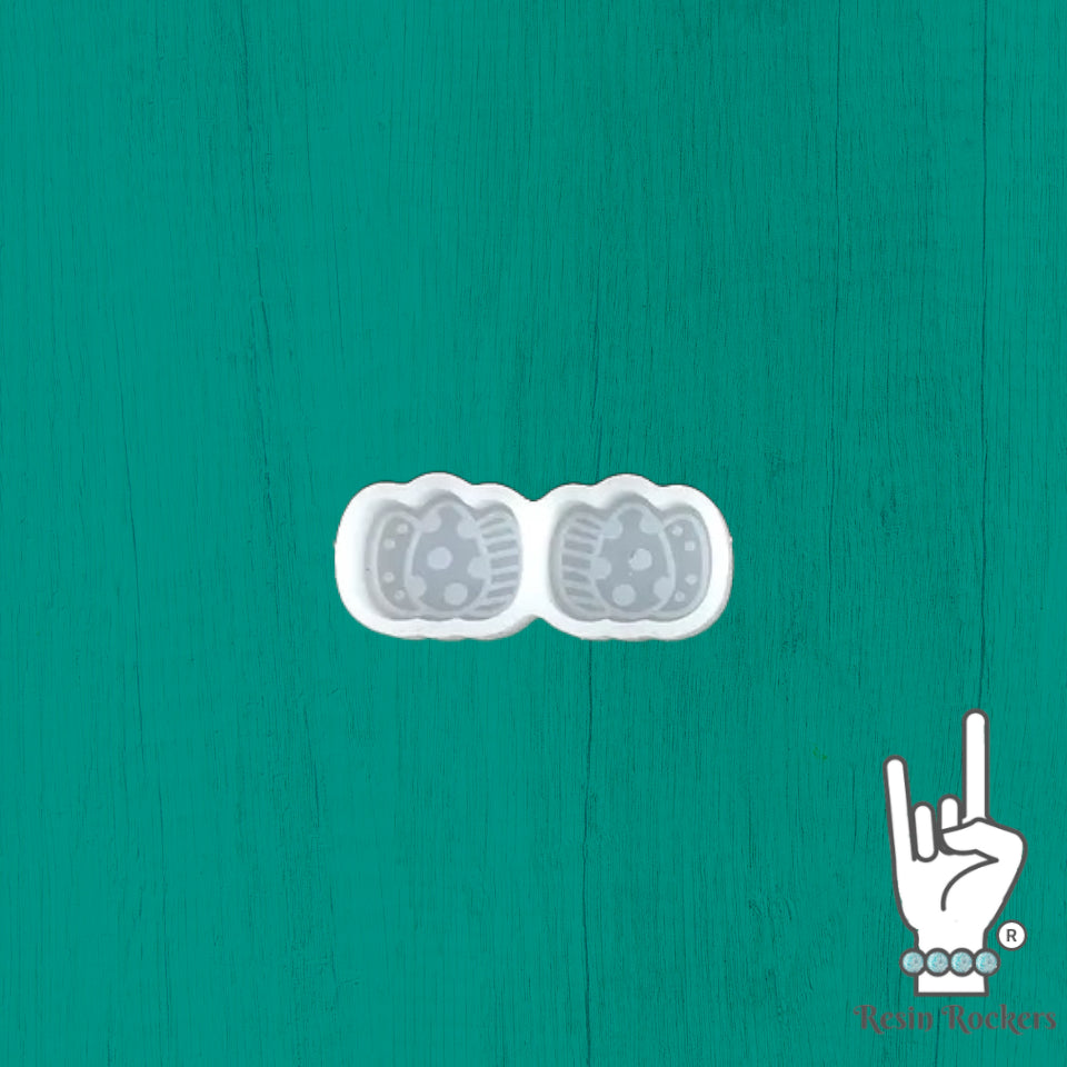 UV Safe Easter Eggs Stud Earring Mold for UV and Epoxy Resin Art