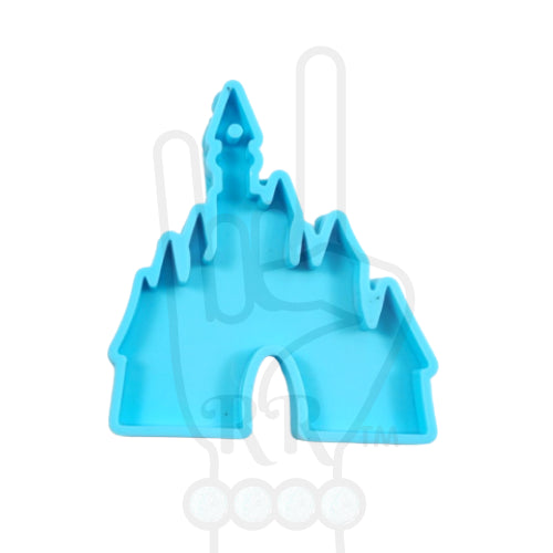 Castle Keychain Silicone Mold for Epoxy Resin Art