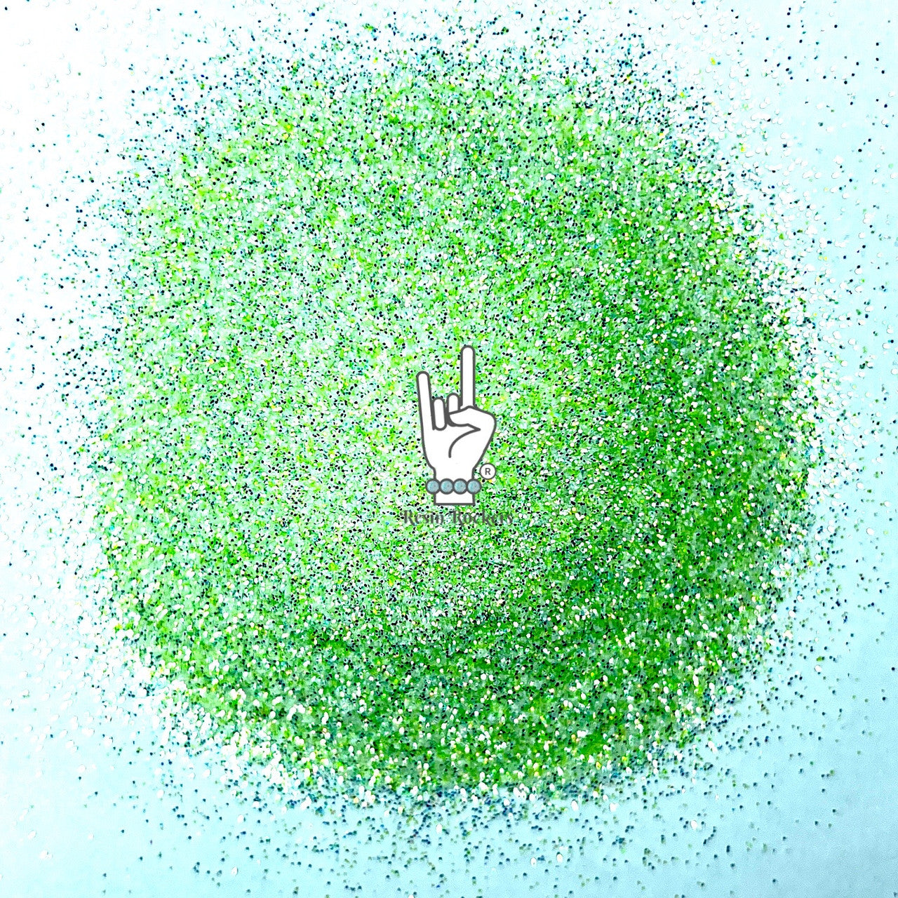 Little Green Pastel Mirror Flash Premium Pixie for Poxy Microfine Glitter Mix