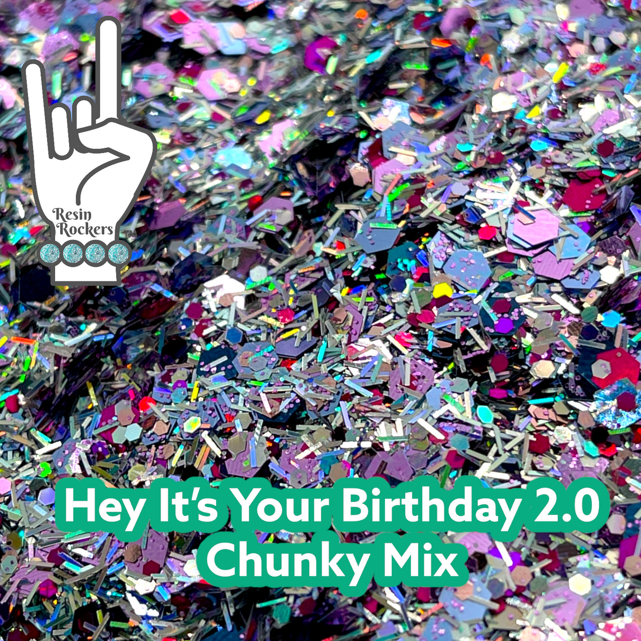 Hey It's Your Birthday Pixie for Poxy Chunky Glitter Mix