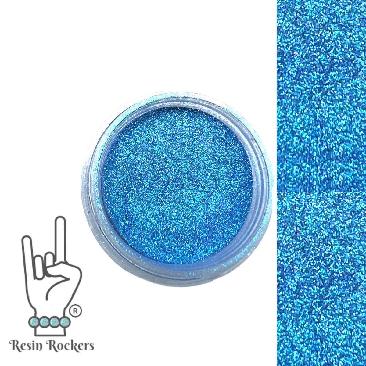 Resin Rockers Premium Shimmer Shift Pigment Powder Blue Moon