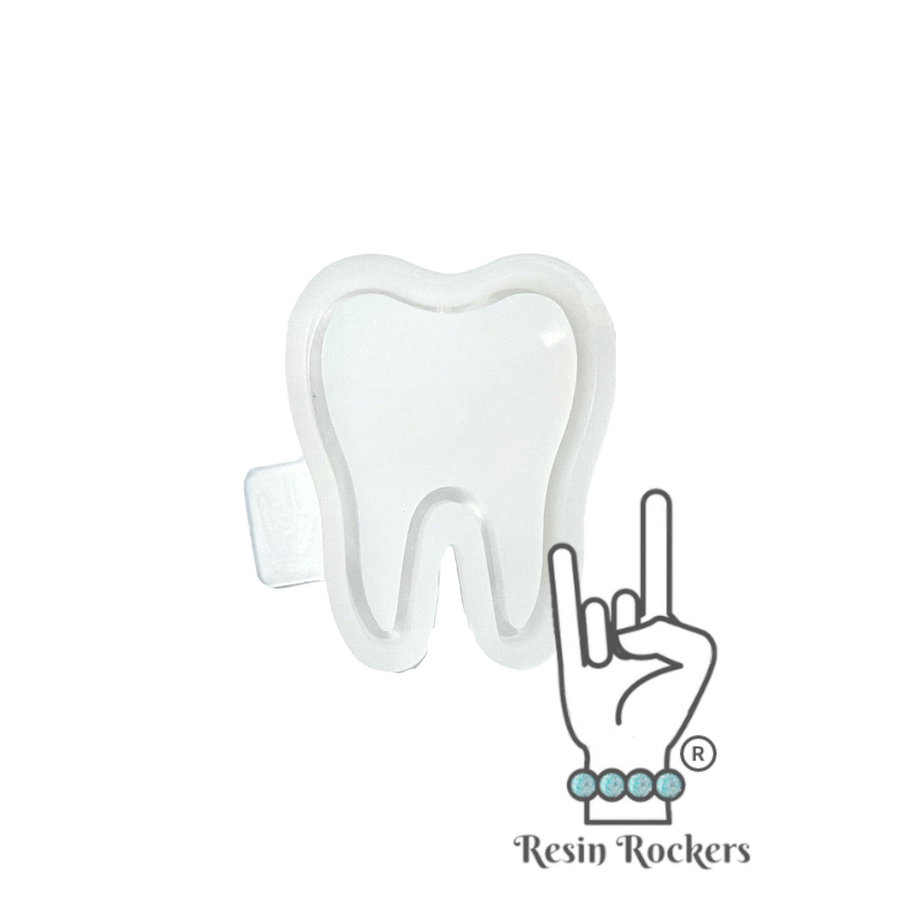 Badge Reel Phone Grip Molds Tagged teeth - Resin Rockers