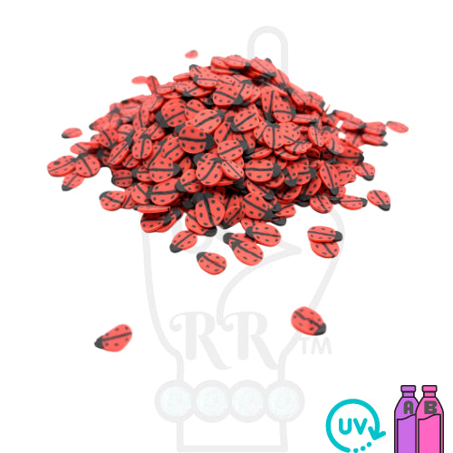 Ladybugs Polymer Clay Pieces for Epoxy and UV Resin Art