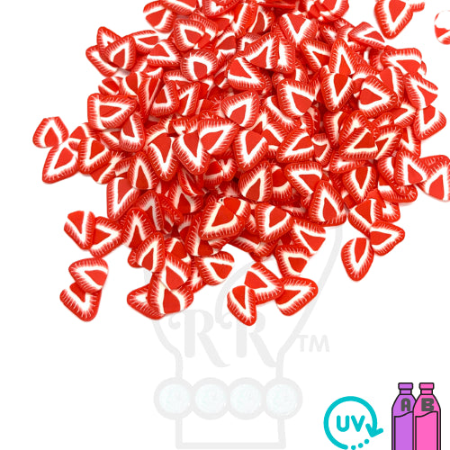 Strawberries Polymer Clay Pieces for Epoxy and UV Resin Art