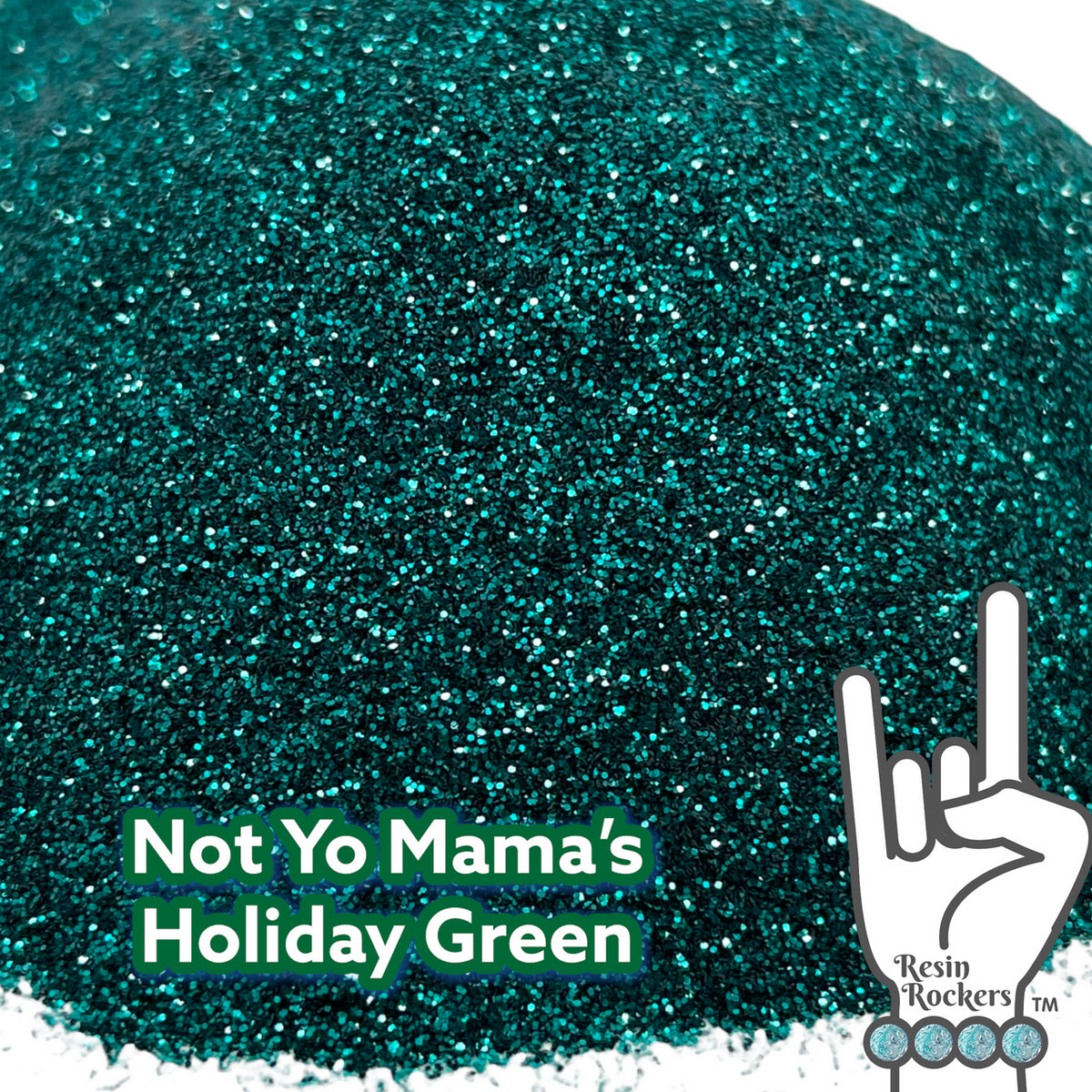 Not Yo Mama&#39;s Holiday Green Pixie for Poxy Micro Fine Glitter