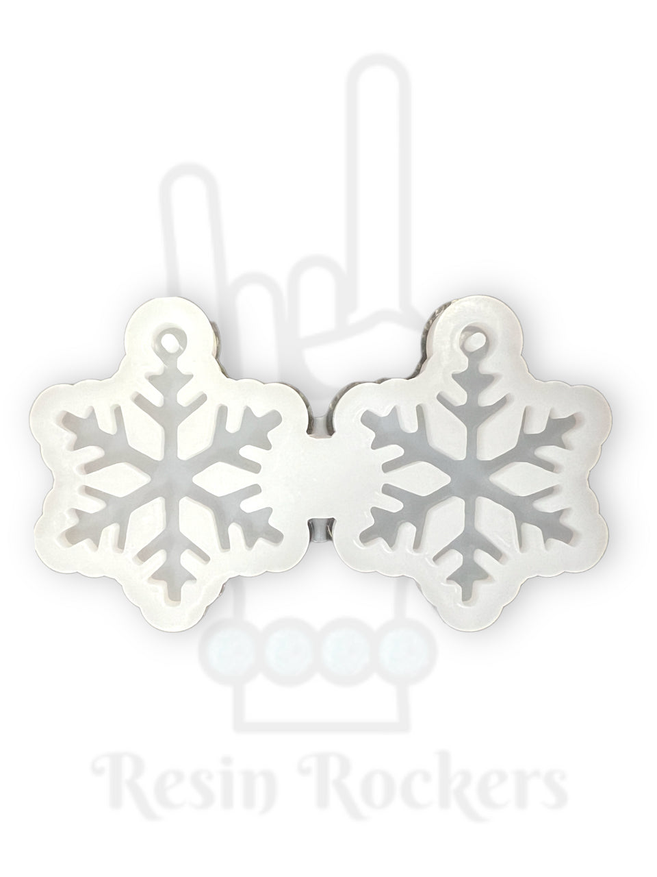 UV Safe Snowflake Dangle Earring Mold for Epoxy Resin Art