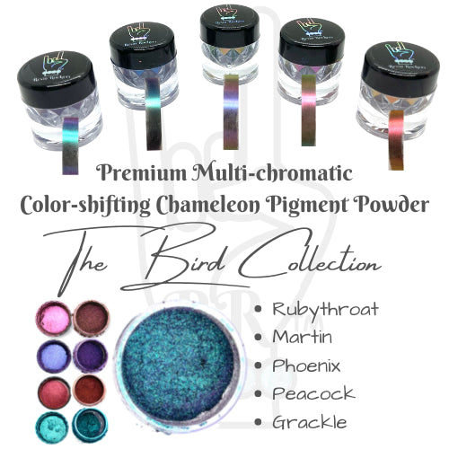 Resin Rockers Premium Color-shift Multi-chromatic Chameleon Pigment Powder Peacock