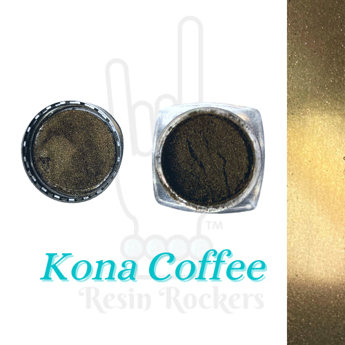 Resin Rockers Premium Chrome Pigment Powder Kona Coffee Brown