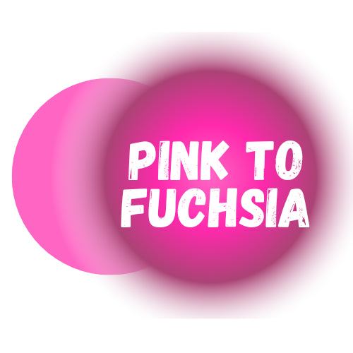 Pink to Fuchsia Premium Glow Pigment Powder for Resin 2 Oz
