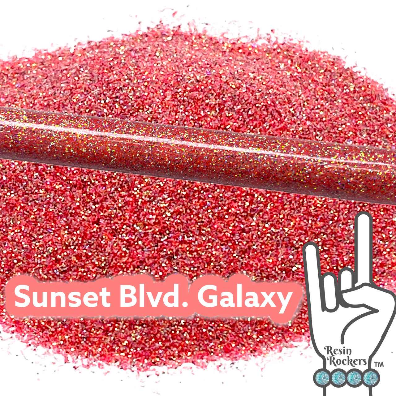 Sunset Boulevard Galaxy Glitter for Full Coverage Pixie for Poxy Micro Fine Glitter