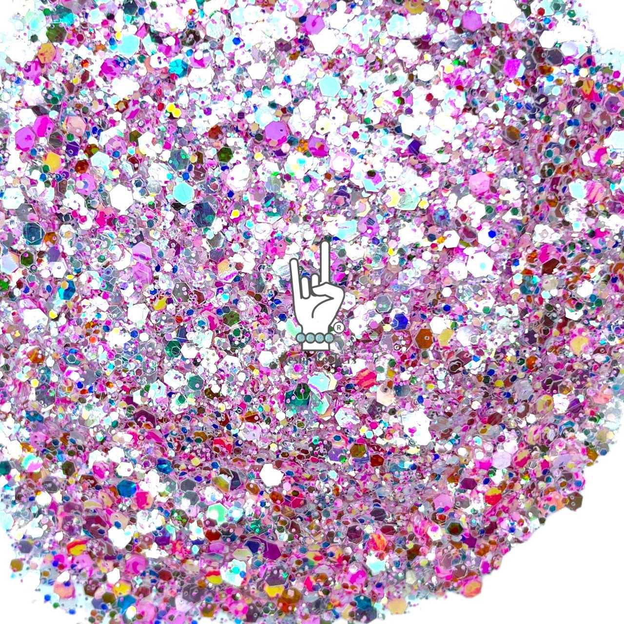 Hollaback Girl Mirror Shine Tie Dye Pearlescent Pixie for Poxy Chunky Glitter Mix