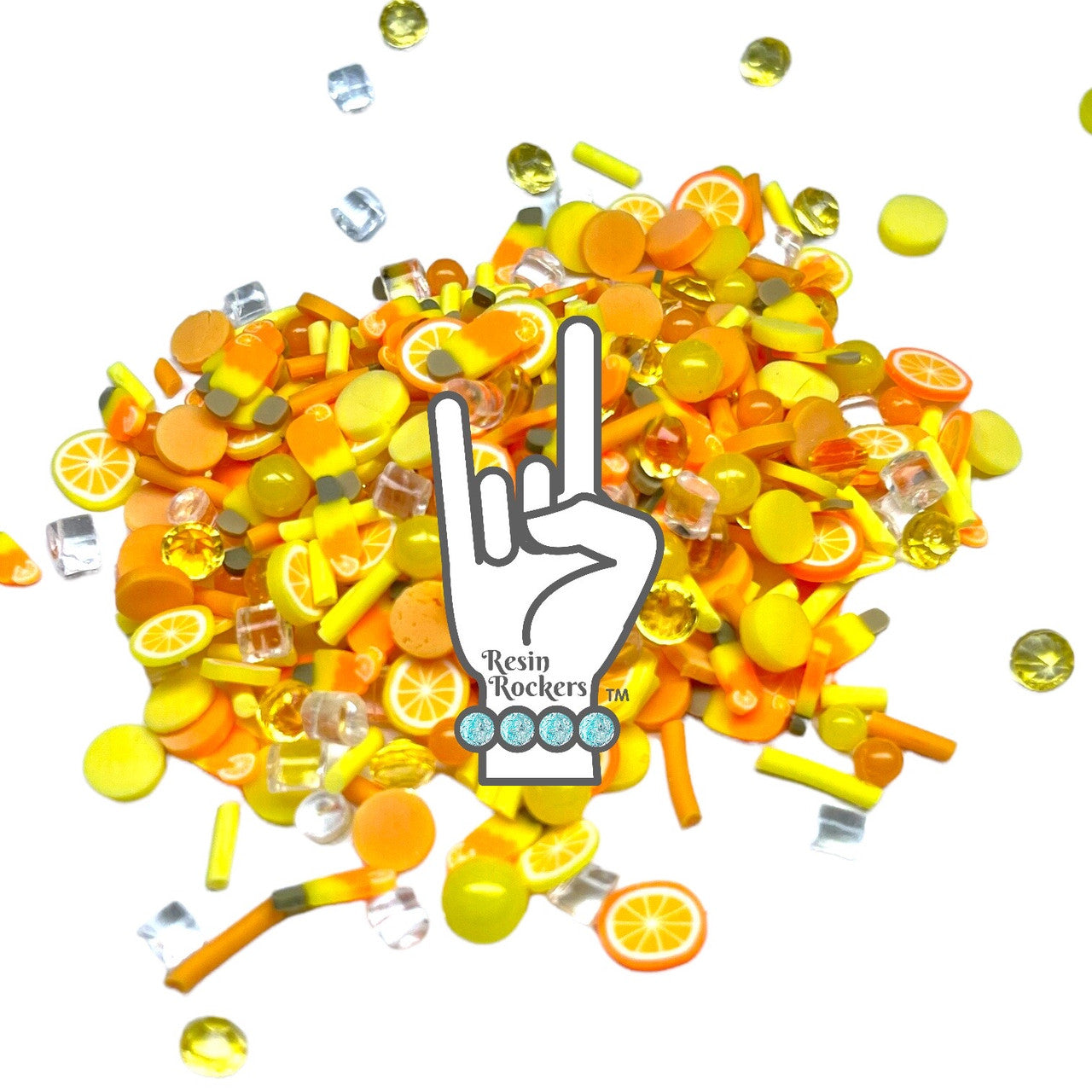 Orange Dreamsicle Polymer Clay Mega Mix Shaker Filler