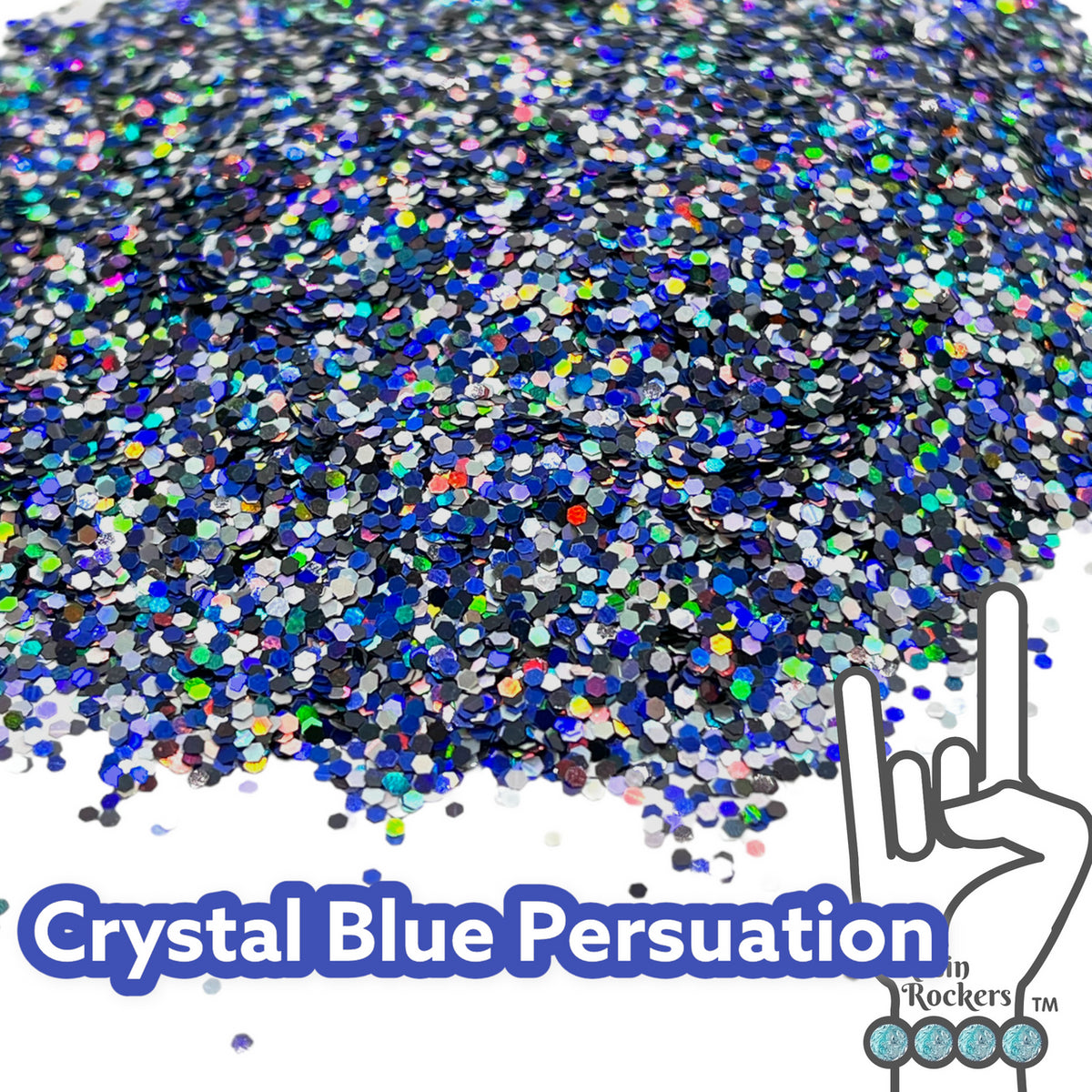 Crystal Blue Persuasion Premium Pixie for Poxy Exclusive 1/24 Glitter Mix