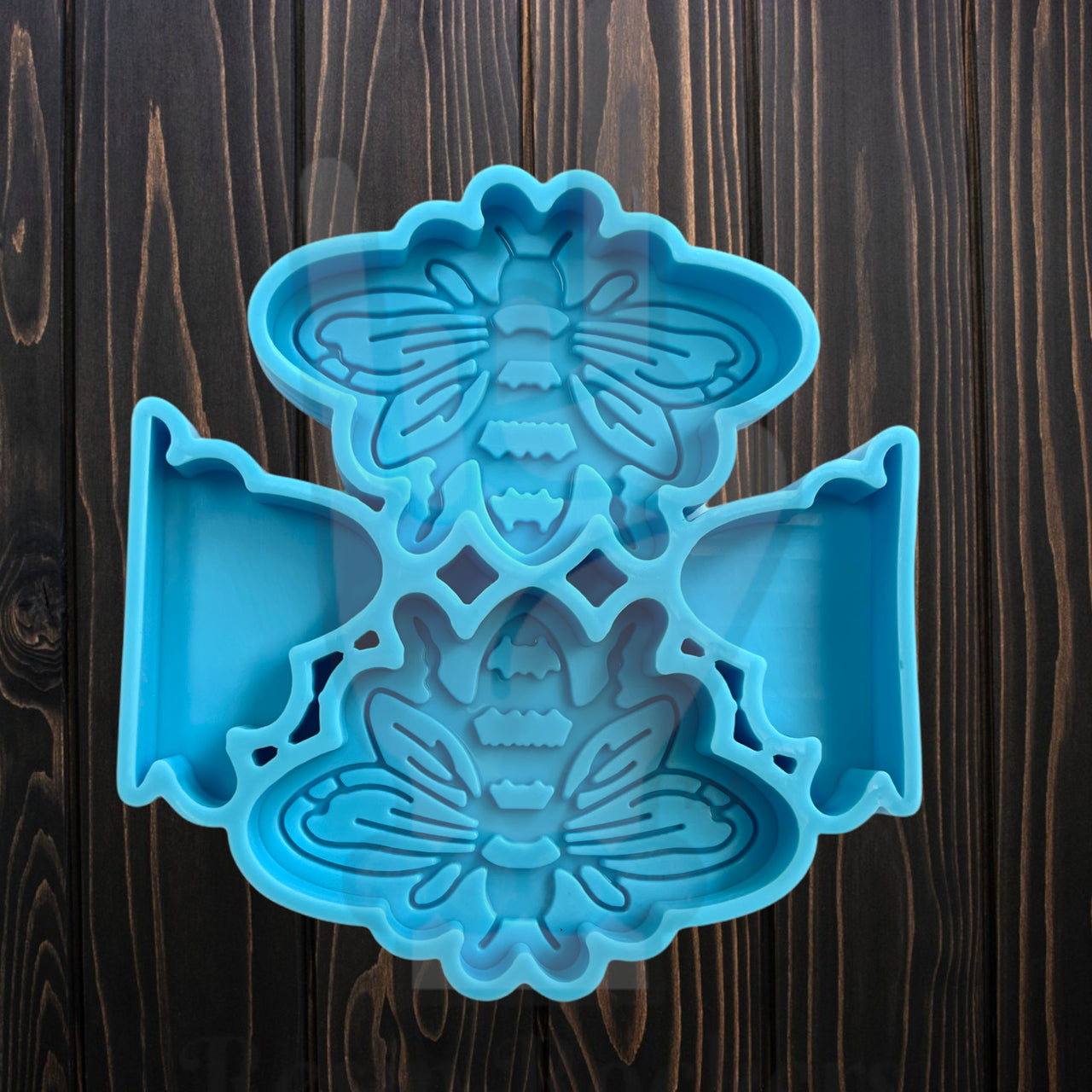 Bumble Bee Straw Topper Silicone Mold for Epoxy Resin Art