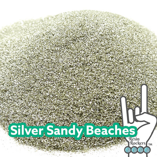 Silver Sandy Beaches Pixie for Poxy Micro Fine Glitter