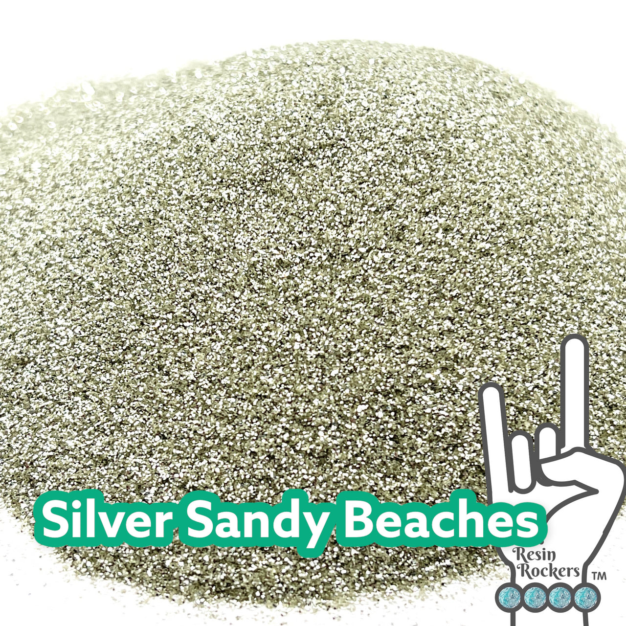 Silver Sandy Beaches Pixie for Poxy Micro Fine Glitter