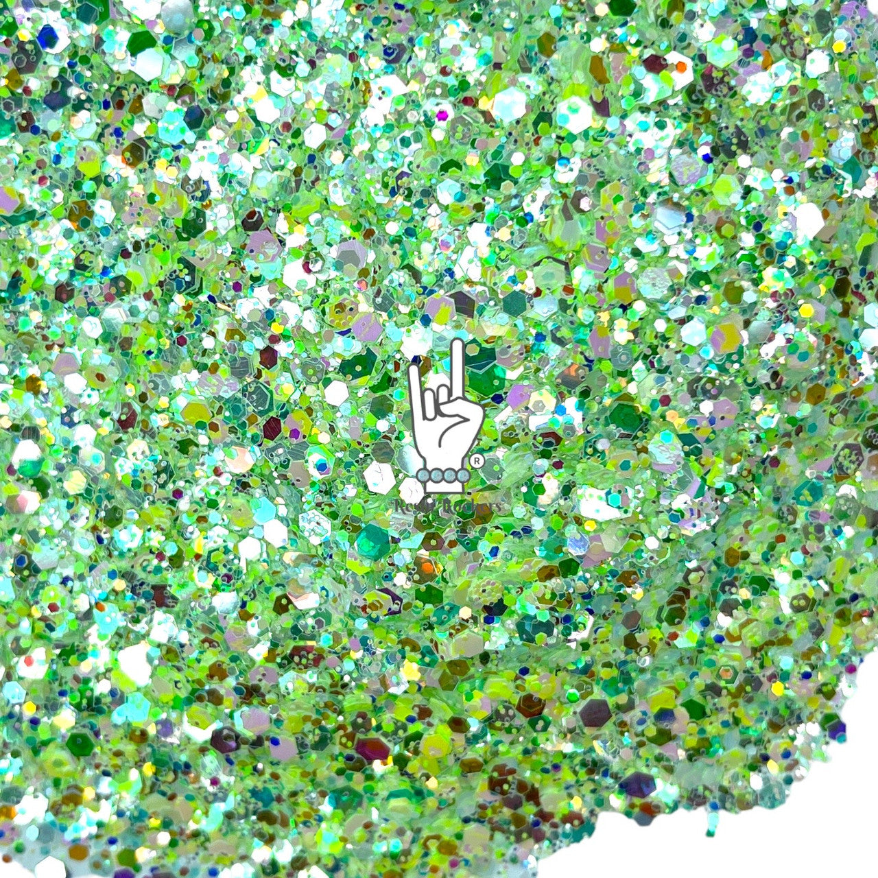 Teenage Dirtbag Mirror Shine Tie Dye Pearlescent Pixie for Poxy Chunky Glitter Mix